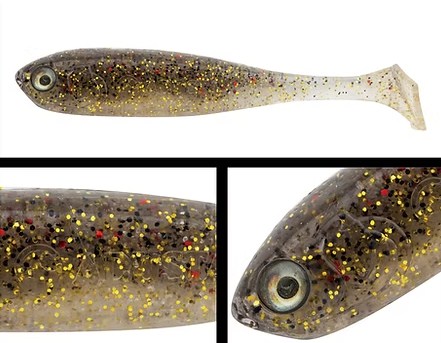 Силиконови примамки ADUSTA PENTA SHAD - 7.5cm/4.5gr (6 броя в опаковка)