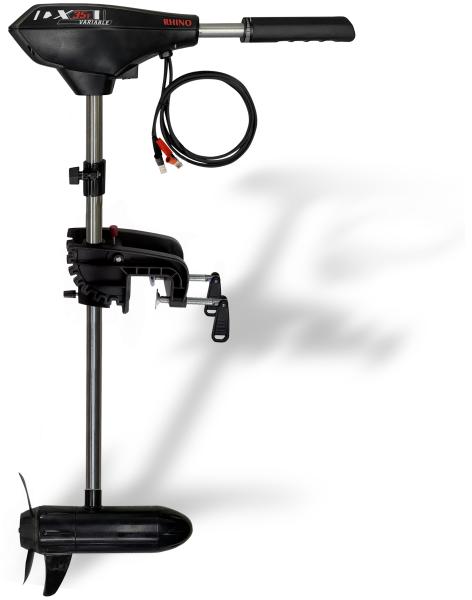 Електрически двигател RHINO DX35V ELECTRIC OUTBOARD MOTOR 104cm с мощен дизайн и Vario Speed функция.