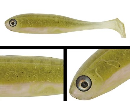 Силиконови примамки ADUSTA PENTA SHAD - 7.5cm/4.5gr (6 броя в опаковка)