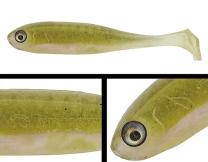 Силиконови примамки ADUSTA PENTA SHAD - 7.5cm/4.5gr (6 броя в опаковка)