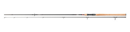 Спининг въдици DAIWA '25 NINJA X SPIN с линия за риболов, удобна дръжка и висококачествени водачи.