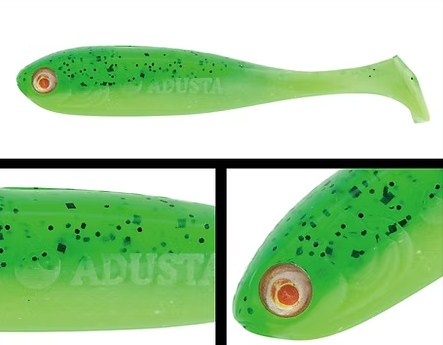 Силиконови примамки ADUSTA PENTA SHAD - 7.5cm/4.5gr (6 броя в опаковка)