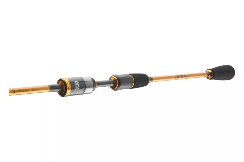 Спининг въдица DAIWA Presso Trout Spin ST - 1.90/2.10m с карбонова бланка за риболов на пъстърва.
