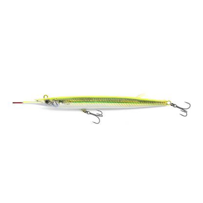 Морски воблер Little Jack Sayoris 2024 - 15.5cm/35g, разнообразие #07 CBSGB, жълто и сребърно на цвят.