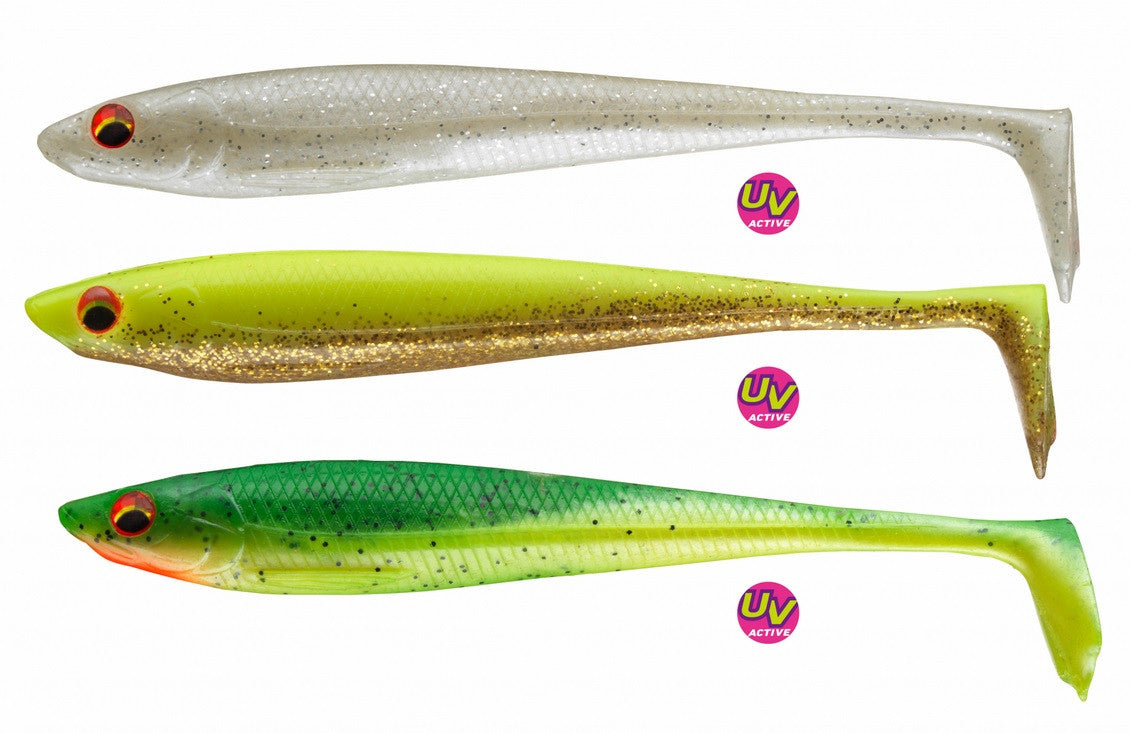 Комплект силиконови примамки DAIWA PROREX DUCKFIN SHAD SET - 6cm/9бр