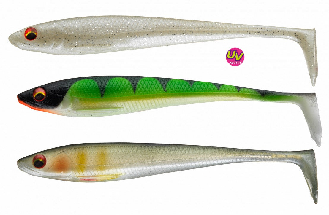 Комплект силиконови примамки DAIWA PROREX DUCKFIN SHAD SET - 6cm/9бр
