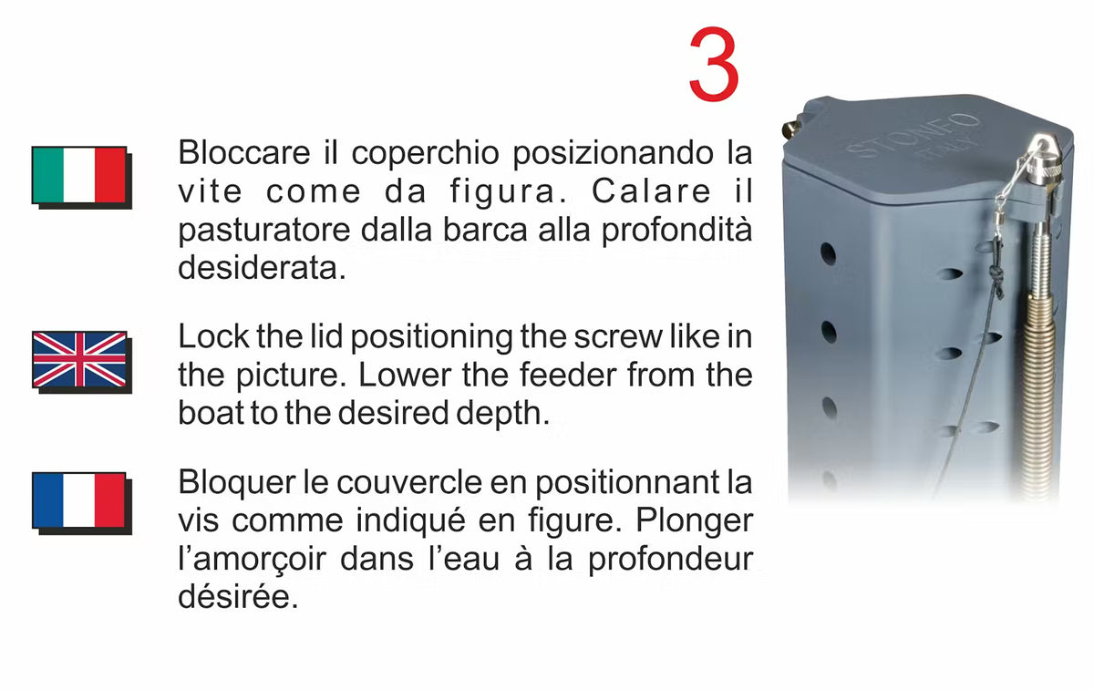 Bait dropper pentru pescuit maritim Stonfo