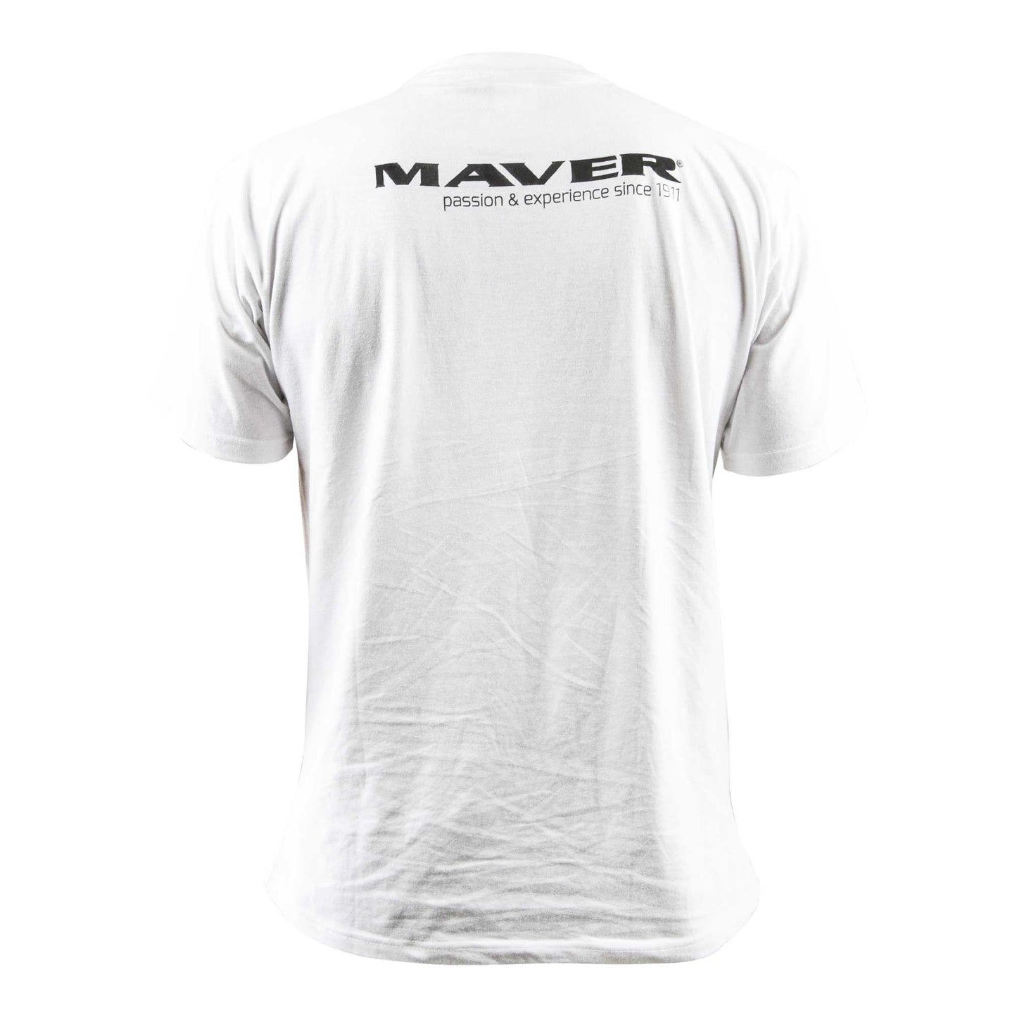 Тениска #TeamMaver Born To Fish - цвят бял