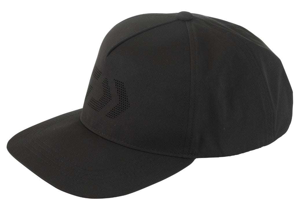 Шапка с козирка DAIWA D-VEC CAP LAZER BLACK, стилна и удобна за риболов, черен цвят и 100% полиестер.
