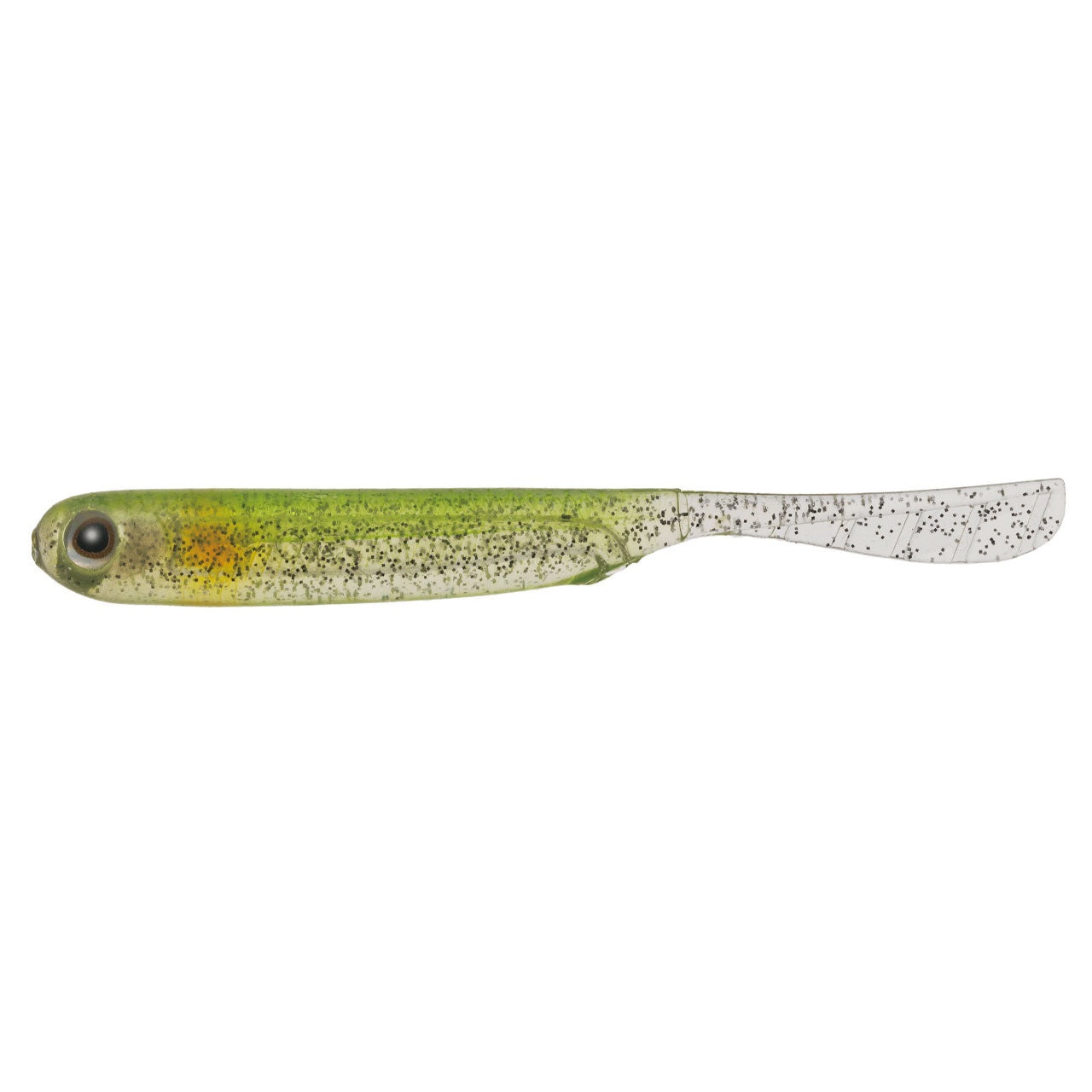 Силиконови примамки TIEMCO PDL SUPER LIVINGFISH - 3'' / 7.6cm / 7 броя в опаковка, Crystal Kosan Ayu, зелен цвят.