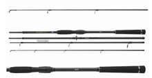 Спининг въдица DAIWA 23 MEGAFORCE TRAVEL SPIN - 2.70m/15-50gr - 4 секции, сглобена и разделена на секции.