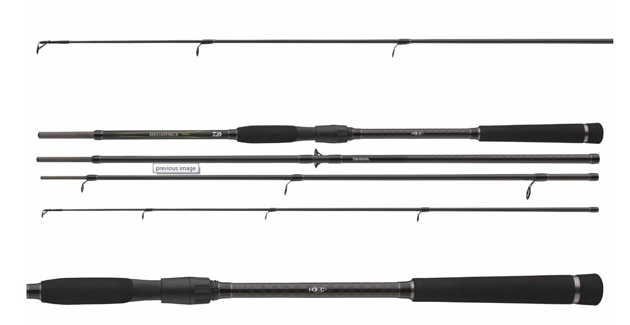 Спининг въдица DAIWA 23 MEGAFORCE TRAVEL SPIN - 2.70m/30-70gr - 4 секции