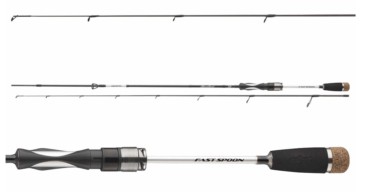 Спининг въдица DAIWA 23 SILVER CREEK UL FAST SPOON 2.10m/1-6gr, ултра-лека и идеална за риболов.