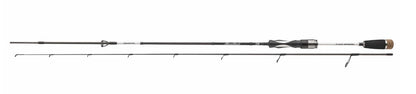 Спининг въдица DAIWA '23 SILVER CREEK UL FAST SPOON 1.80m/1-6gr в черен цвят, идеална за ултра-леки риболовни техники.