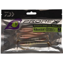 Комплект силиконови примамки DAIWA PROREX DUCKFIN SHAD SET - 9cm/7бр. с различни цветове в опаковка