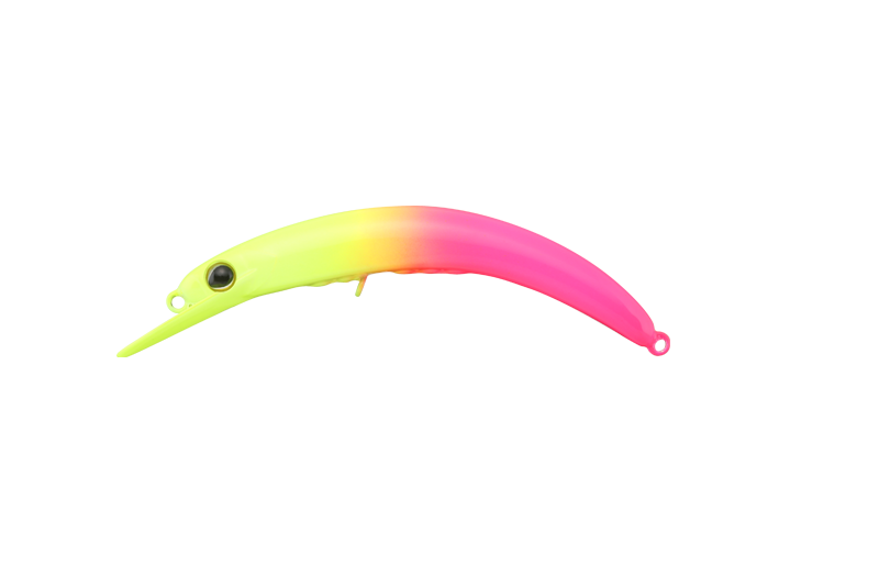 Воблер Jackall Pepino 56SR - 5.6cm/2.2gr - Floating, яркий желто-розовый цвет,  модель 13 W KEIKO PUNCH.