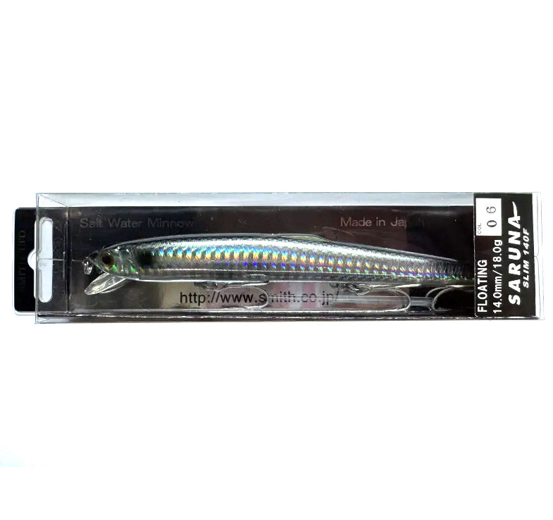 Воблер SMITH SARUNA SLIM 140F - 14.0cm / 18.0gr - Floating
