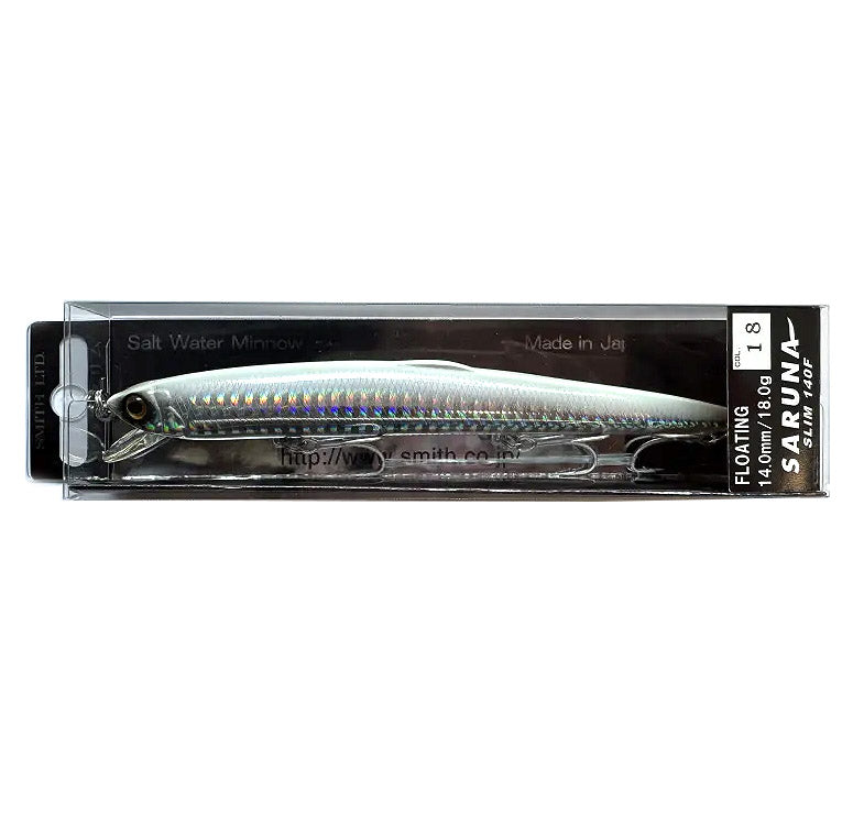 Воблер SMITH SARUNA SLIM 140F - 14.0cm / 18.0gr - Floating