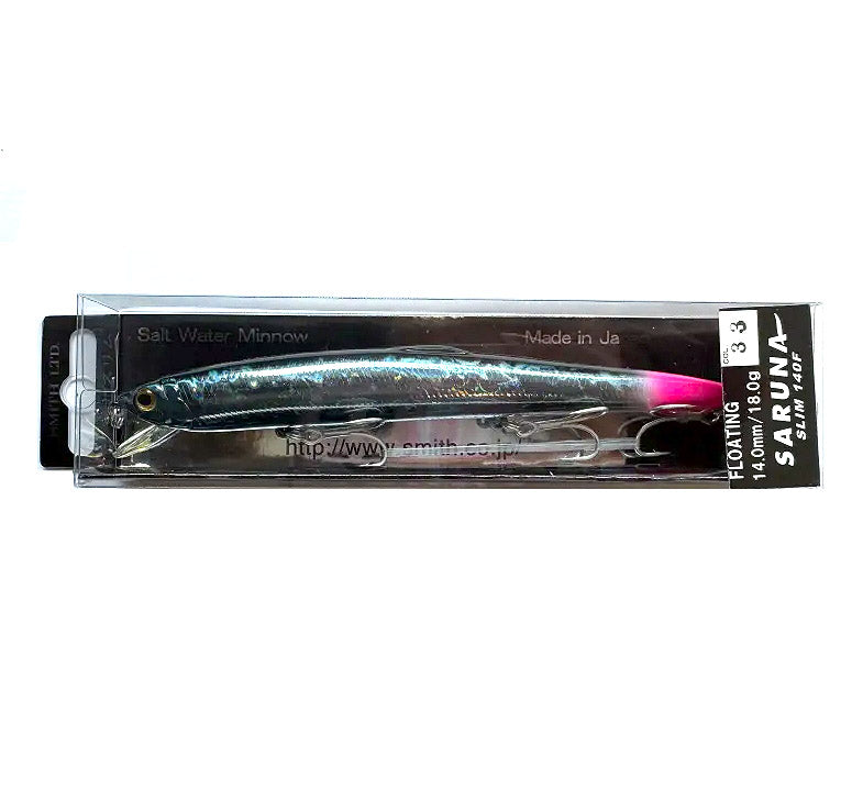 Воблер SMITH SARUNA SLIM 140F - 14.0cm / 18.0gr - Floating