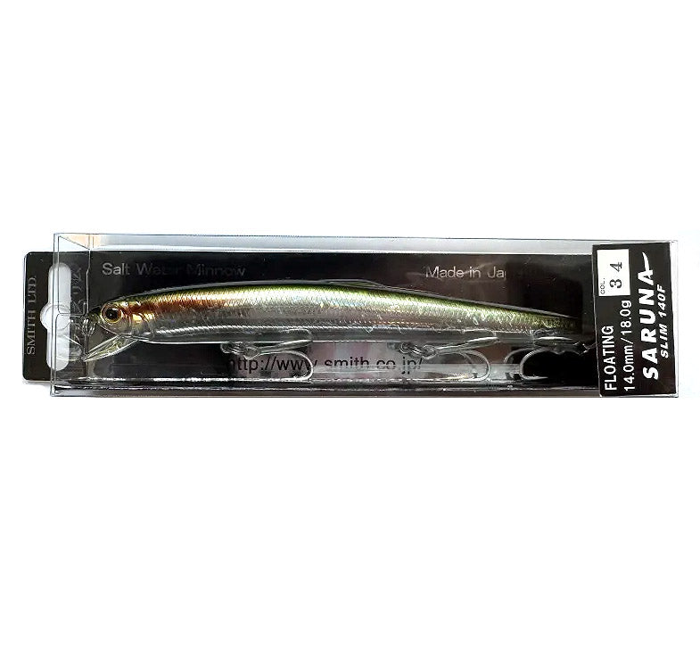 Воблер SMITH SARUNA SLIM 140F - 14.0cm / 18.0gr - Floating