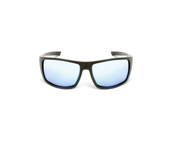 Слънчеви очила PRESTON Inception Leisure Sunglasses - Green/Ice blue с ледено сини лещи и обгръщащ дизайн.