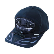 Шапка Gamakatsu GM9896 WINDOW STOPPER CAP PATCH - BLACK LL, ветроустойчива с дишаща материя, идеална за риболов.