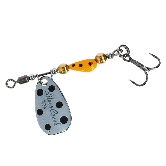 Блесна DAIWA Silver Creek Spinner #Karashi - 2gr с фин дизайн и въртяща лопатка за риболов.