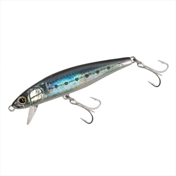Морски воблер DAIWA Sagosee Z95HS - Heavy Sinking 9.5cm/28gr, дълбочина на газене 0.5 метра, UV ADELLE REAL IWASHI.