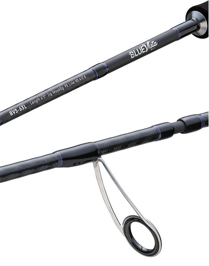Light Jigging морски спининг въдици Valleyhill BLUE VISTA BVS - 1.91m - 60/80gr, детайлна снимка на въдица с маркировка.