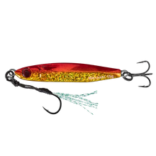Джиг Mustad Mezashi - 30gr (различни цветове) с хаотично действие и блестящи отражения.