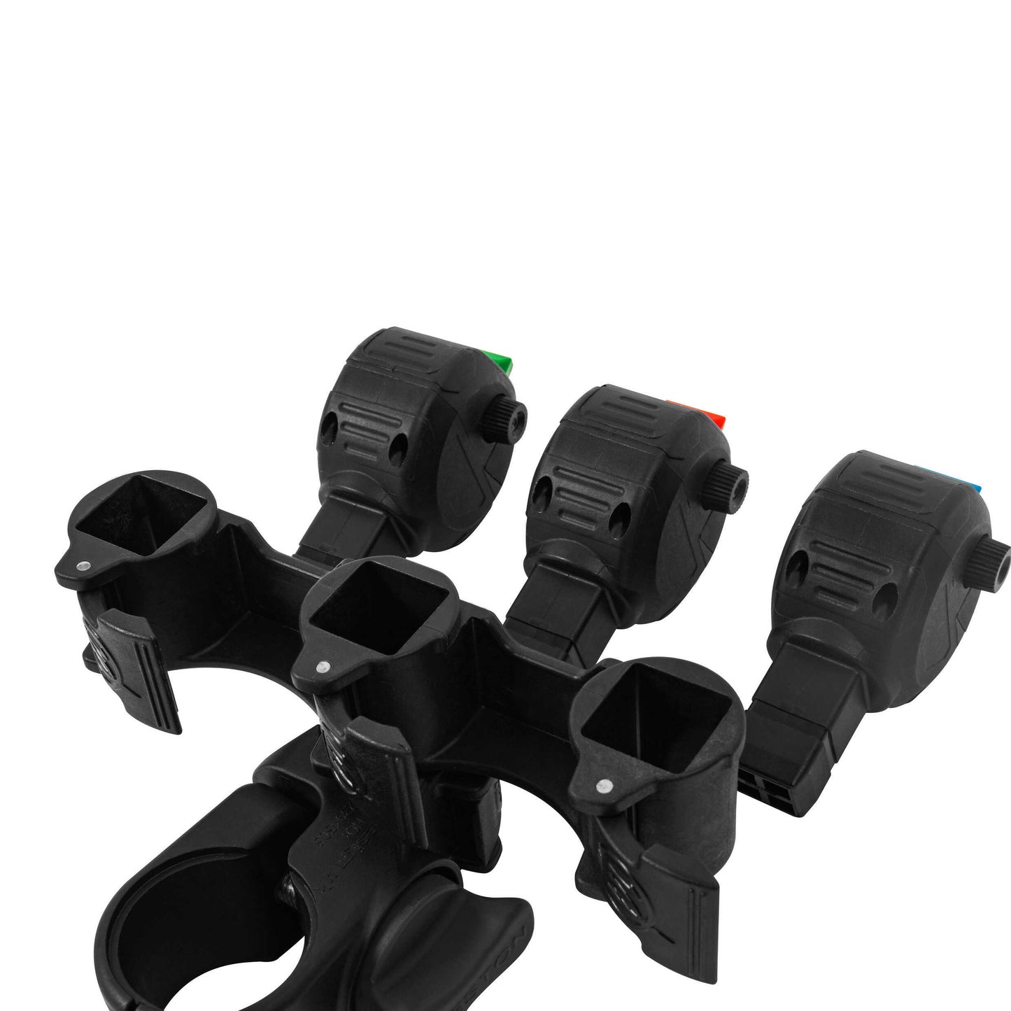 Троен брояч PRESTON Offbox Triple Clicker Counter with three adjustable clickers and clamps.