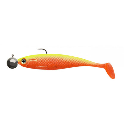 Комплект силиконови примамки с джиг глави - Cormoran ACTION FIN SHAD RTF / 13 см