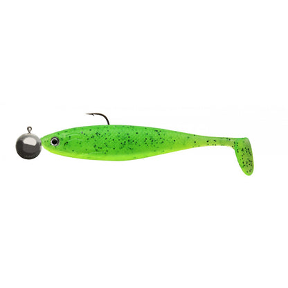 Комплект силиконови примамки с джиг глави - Cormoran ACTION FIN SHAD RTF / 13 см