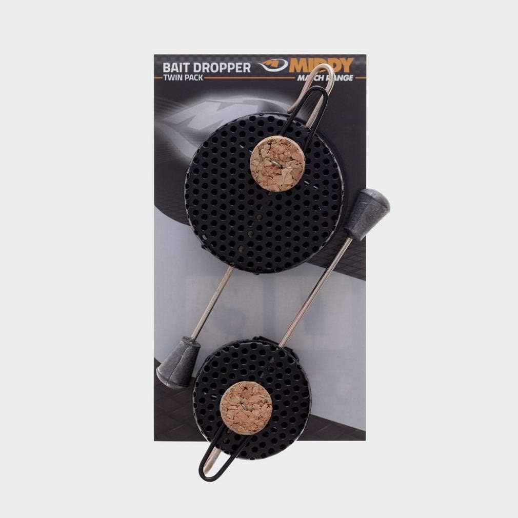 Комплект Бейтдропери MIDDY Bait Dropper - два метални бейт дропери в малък и голям размер за риболов.