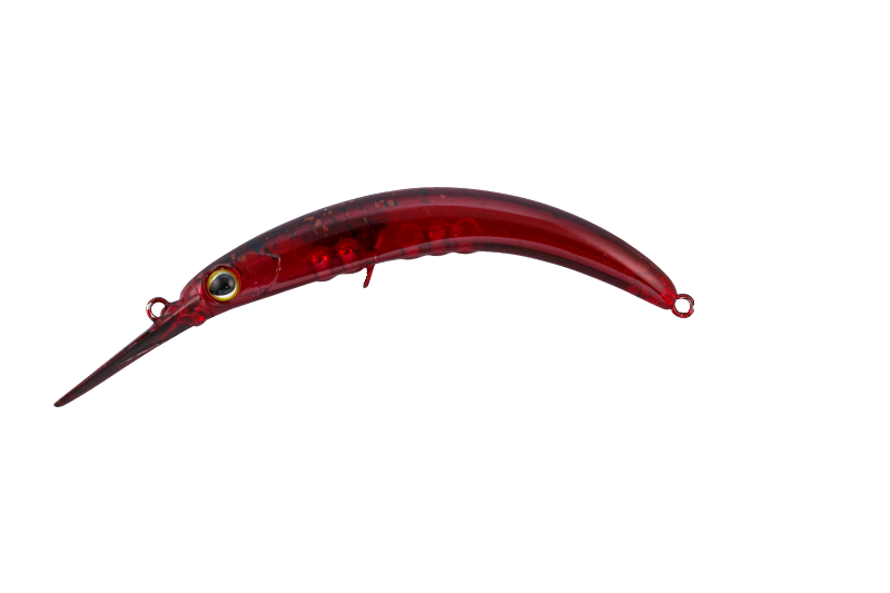 Воблер Jackall Pepino 56SS-MR - 5.6cm/2.6gr - Slow Sinking, цвет 05 RUM RAISIN, красный, для рыбалки.