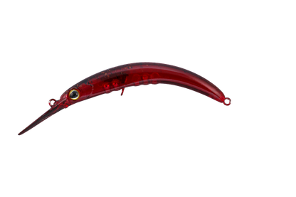 Воблер Jackall Pepino 56SS-MR - 5.6cm/2.6gr - Slow Sinking, цвет 05 RUM RAISIN, красный, для рыбалки.