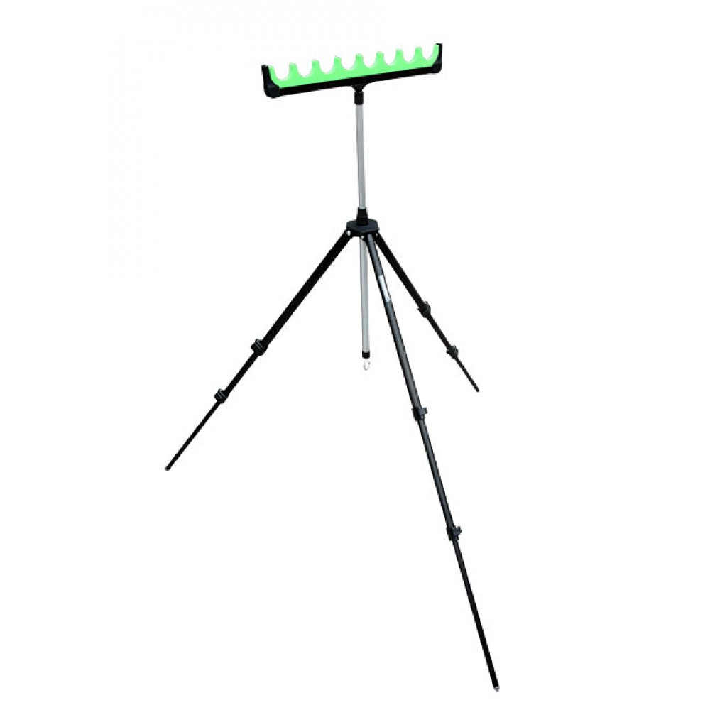 Стойка за топсети FORMAX 102001-120см на триножна конструкция с 8 гнезда и телескопични крака.