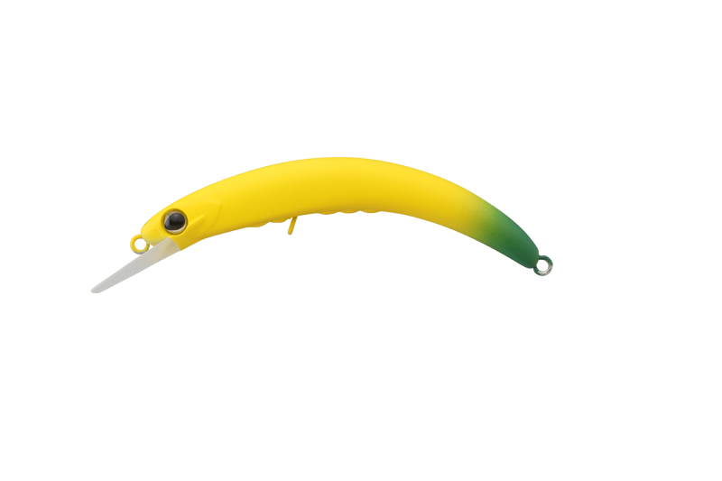 Воблер Jackall Pepino 56SR - 5.6cm/2.2gr - Floating in yellow and green color pattern.