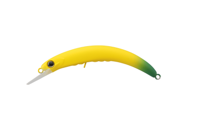 Воблер Jackall Pepino 56SR - 5.6cm/2.2gr - Floating in yellow and green color pattern.