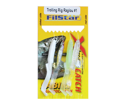 Чепаре за влачене FILSTAR Trolling Rig Raglou №1 - 4 рибки