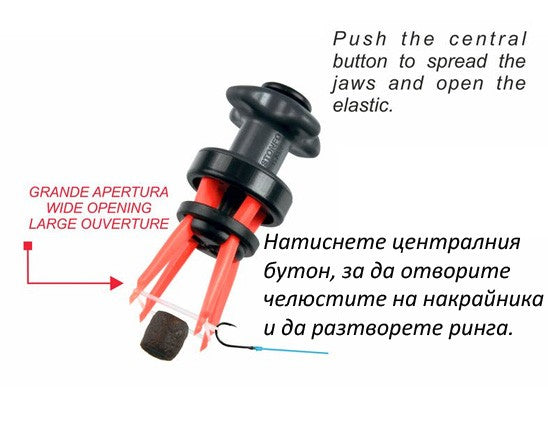 Щипка за пелети Stonfo - Арт.697 с инструкции за работа и описание на функциите.