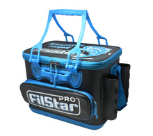 Водоустойчива чанта FilStar EVA ProDry BLUE 36 с дръжка и отделения за рибарски такъми.