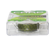 Шарански повод Premium Rig Silky Soft Fast Sinking - Camou Green 20 m 40 lbs в прозрачна опаковка.
