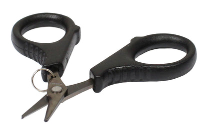 Ножица за плетено влакно FILSTAR Braid Scissors с халка за прикачане и назъбен режещ ръб.