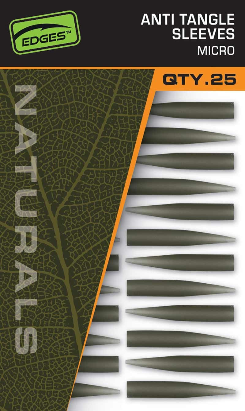 Шлаух противооплитащ Fox Edges Micro Anti Tangle Sleeves - Naturals