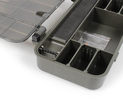 Кутия FILSTAR FCB-S01 with multiple compartments for organized storage, showcasing its versatility and practicality.