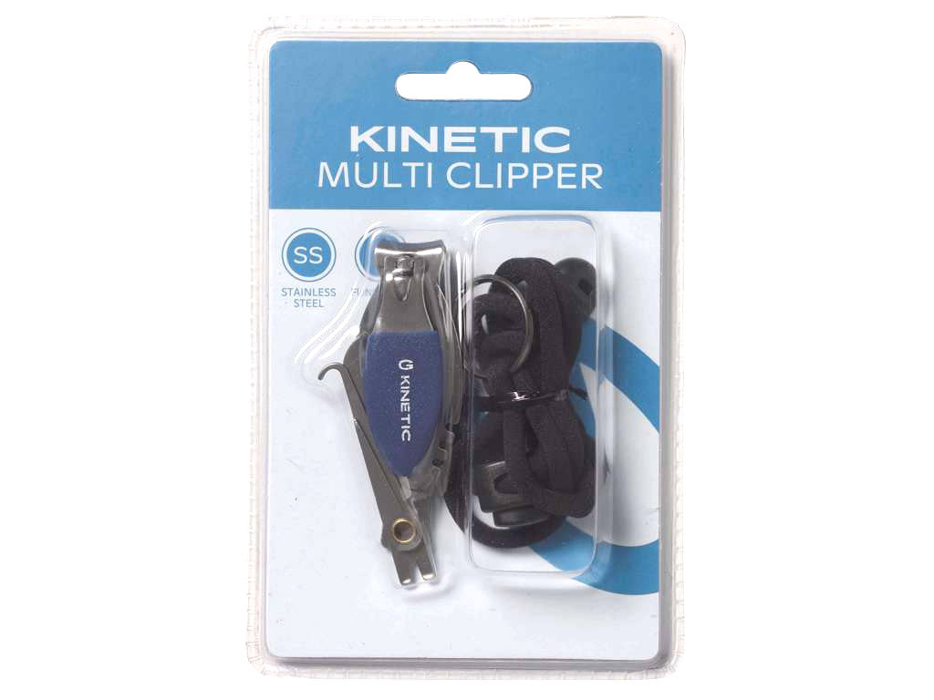 Резачка с инструменти KINETIC Multi Clipper, включваща неръждаема стомана и многобройни инструменти.