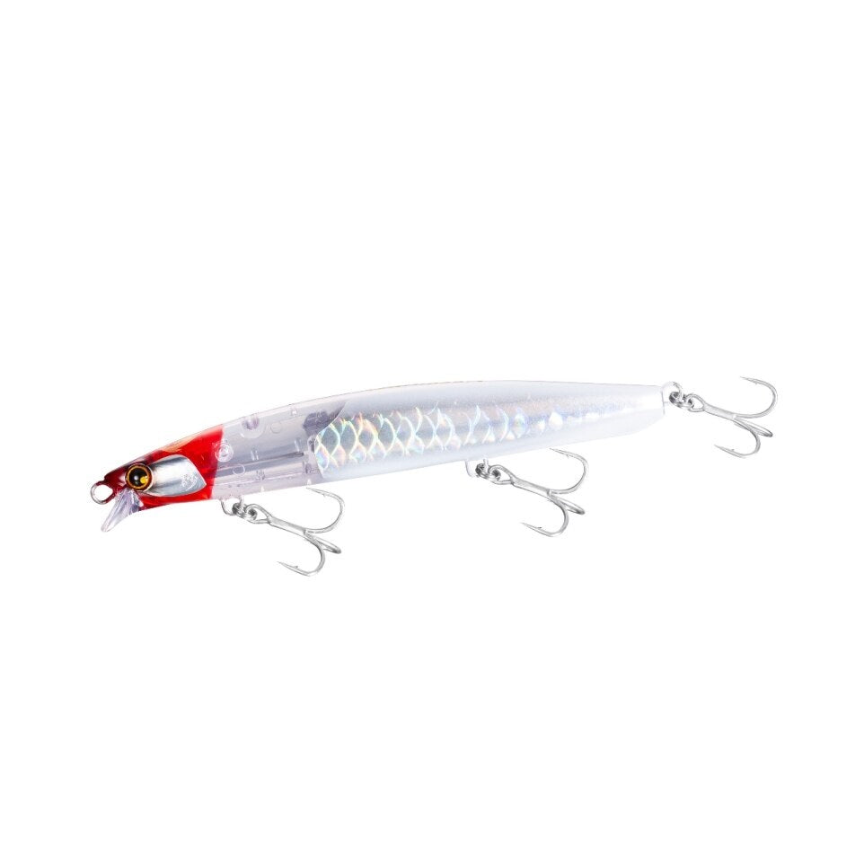 Воблер Shimano Hirame Minnow SR 130S/130F Flash Boost - 13cm/26g, с JET BOOST технология, идеален за морски хищници.
