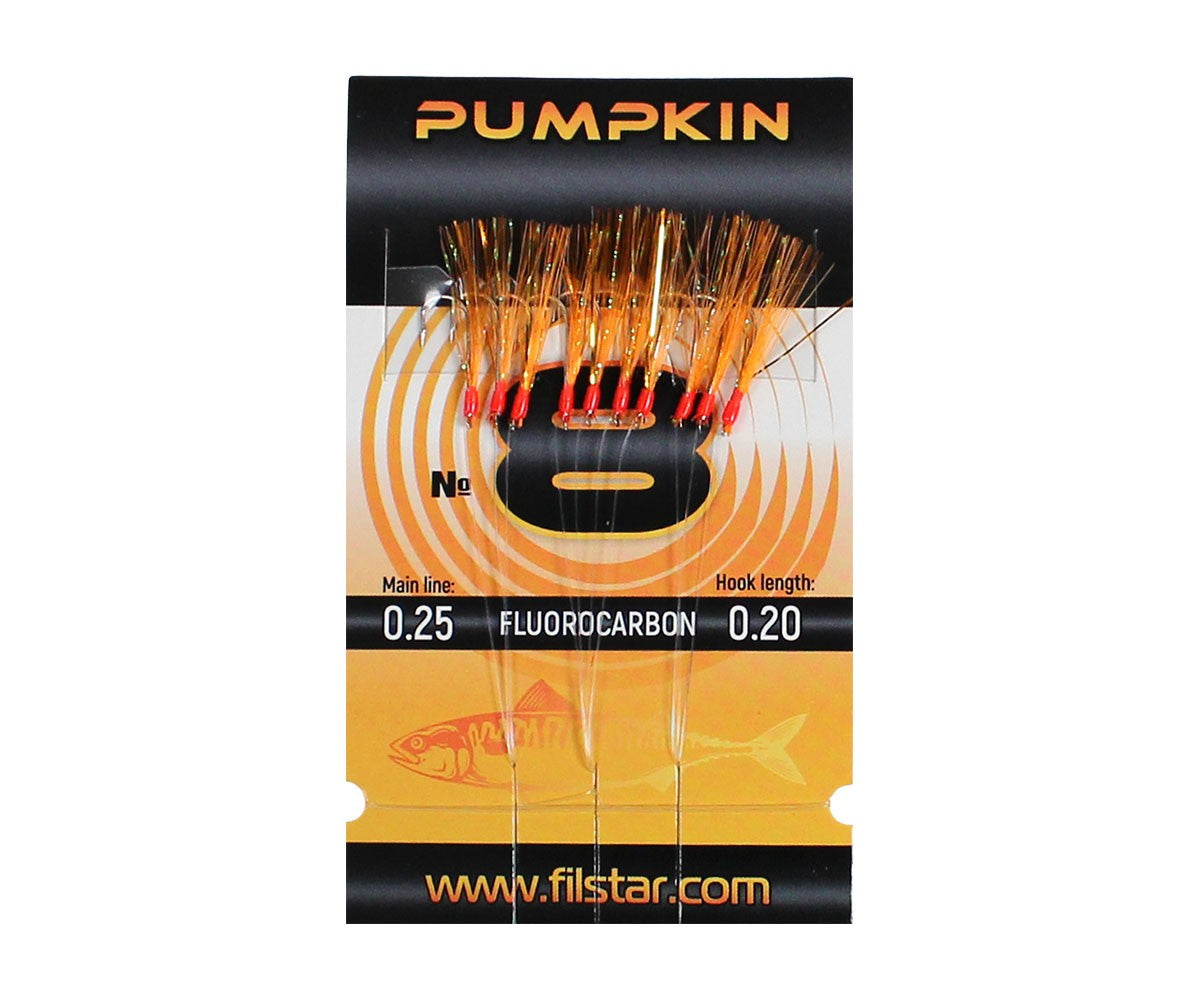 Filstar Sabiki Pumpkin - Orange rig