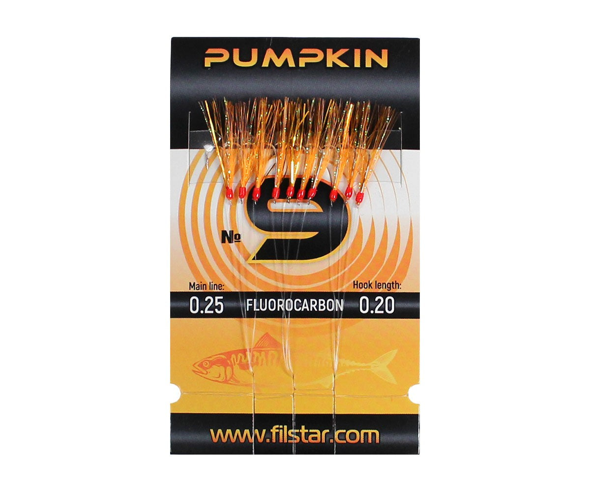 Filstar Sabiki Pumpkin - Orange rig